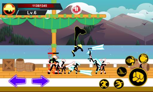 Stickman Hero - Pirate Fight screenshot 4