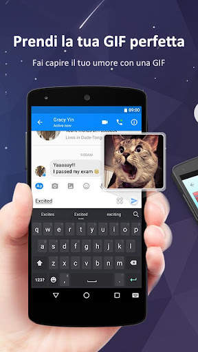 GO Keyboard Pro - Emoji, GIF screenshot 1