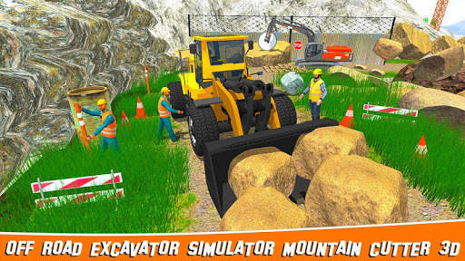 Off Road Excavator Simulator Mountain Cutter 3D screenshot 1