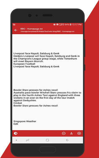 Web to text Converter : web reader 5 تصوير الشاشة