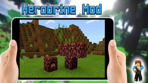 Herobrine Mod for Minecraft Pocket Edition screenshot 4