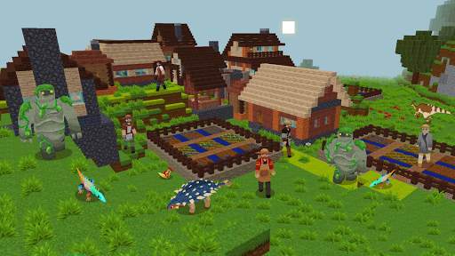 JurassicCraft: Free Block Build & Survival Craft screenshot 4