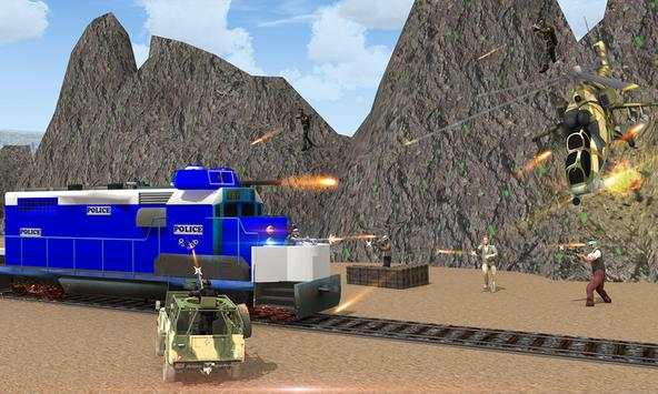 Police Train: Crush the Terrorist Convoy screenshot 3