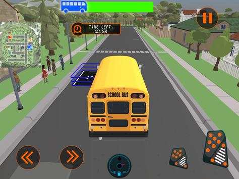 City Coach Bus Driving Simulator - School Bus Game screenshot 5