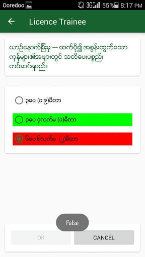 Myanmar License Traineer скриншот 4