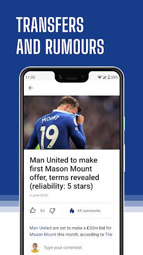Blues Live – Football fan app screenshot 5