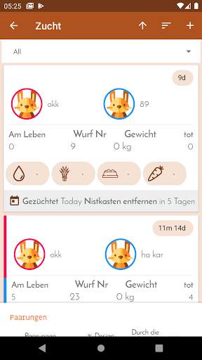 Kaninchenfarmmanagement für Kaninchenzüchter screenshot 3