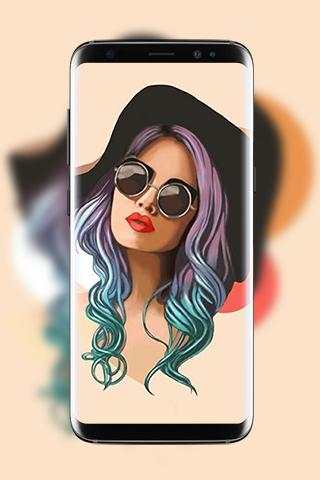 Girly Wallpapers 3 تصوير الشاشة