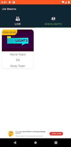 Lite Streams - Live football screenshot 3