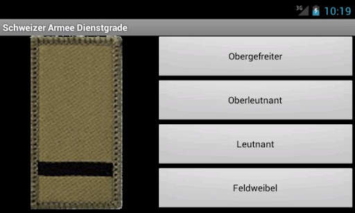 Schweizer Armee Dienstgrade скриншот 1