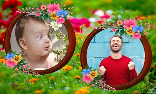 Beautiful Garden Dual Photo Frame Application screenshot 22