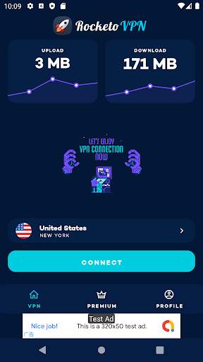 Rocketo VPN - A Fast and Reliable VPN screenshot 1
