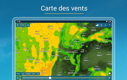 Météo & Radar - pluie et vent screenshot 13