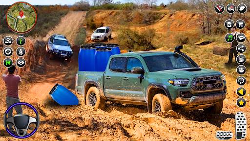 Offroad Pickup Cargo Truck 3D screenshot 6