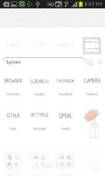 Cafe Mint GO Launcher theme screenshot 3