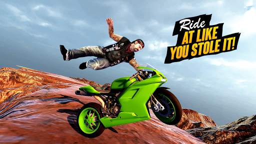 Dirt Bike Off-road Racing Stunt Motorcycle 3D Game screenshot 1