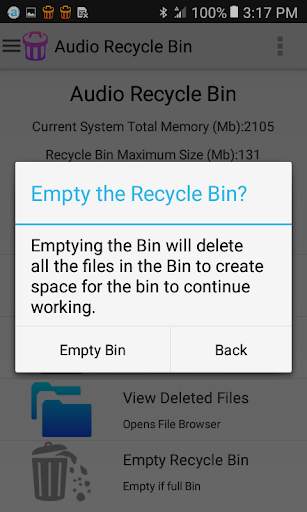 Audio Recycle Bin screenshot 7