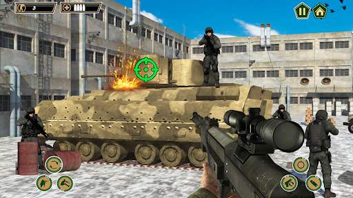 Commando Gun Fire Game screenshot 2