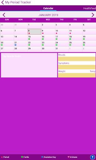 MY PERIOD CALENDAR TRACKER screenshot 4