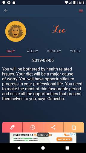 Daily Horoscope screenshot 2