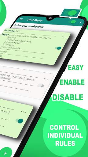 First Reply - Auto Reply Chat Bot for WA and WAB 3 تصوير الشاشة
