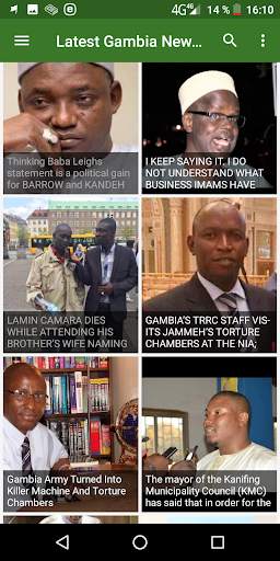 Gambia news screenshot 1
