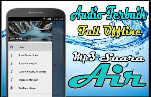 Suara Air Mp3 Offline screenshot 1