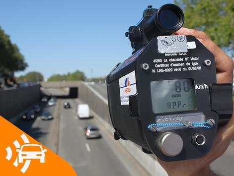 Radar Detecor - Speed Gun Simulator screenshot 1