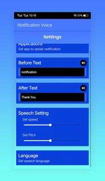 Notification Voice Reader screenshot 5