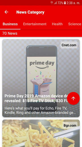 Simple News App screenshot 1