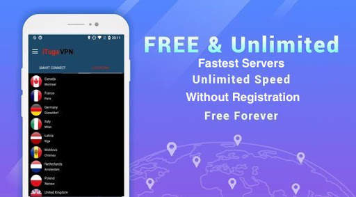 iTuga VPN -Free, Fast and Secure VPN screenshot 1