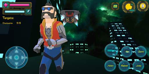 Polygon Cyber World 77: Crime Shooting Games screenshot 7