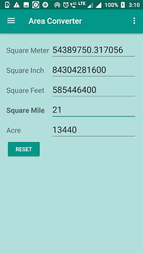 Area Converter screenshot 3
