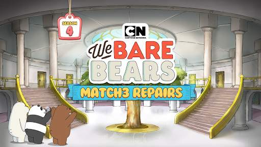 We Bare Bears Match3 Repairs 6 تصوير الشاشة