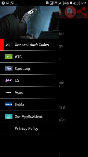 Mobile Hack Codes screenshot 1