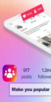Likes and Followers on Instagram screenshot 1