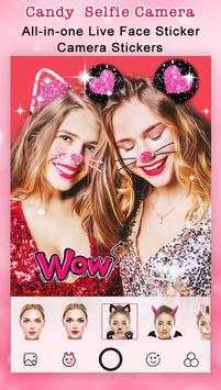 Candy Camera - selfie cam, Beauty Cam Photo Editor 4 تصوير الشاشة