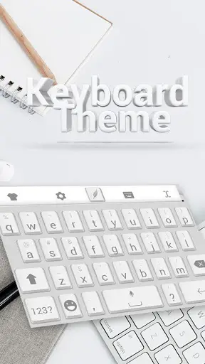 White Keyboard Theme screenshot 3
