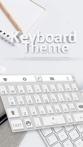 White Keyboard Theme screenshot 3