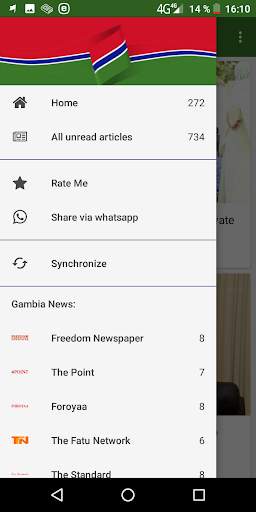 Gambia news screenshot 5