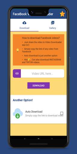 Video Downloader for Facebook screenshot 1