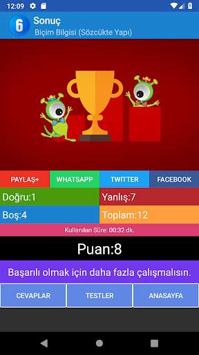 6.Sınıf Testleri Tüm Dersler 5 تصوير الشاشة