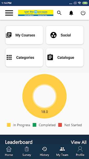 UCO E-Learning screenshot 2