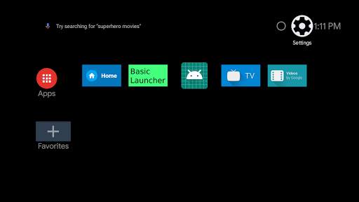 Basic TV Launcher screenshot 2