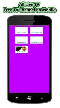 All Live TV - Free TV Channel on Mobile screenshot 2