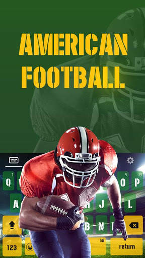 AmericanFootball Keyboard Theme screenshot 1