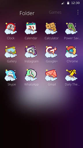 Dreamy Unicorn Rainbow Theme screenshot 6
