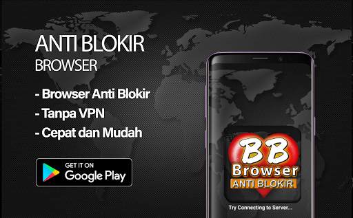 BF-Brokep Browser Anti Blokir - VPN Browser screenshot 1