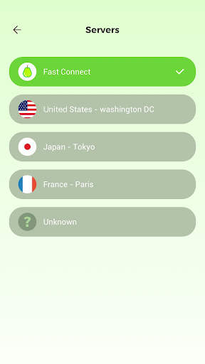 Pear VPN screenshot 2