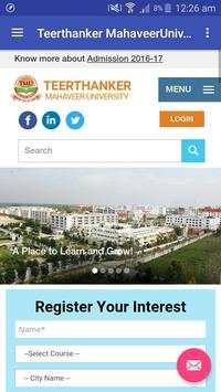 Teerthanker Mahaveer Universty скриншот 2